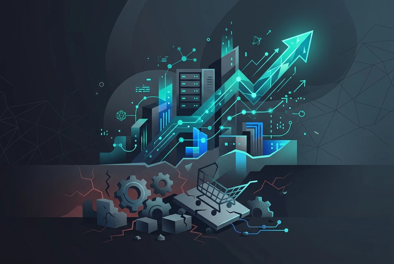 Illustration: infrastructure and resilience — Peptide Shop on WooCommerce: Why It Fails and What Works Instead