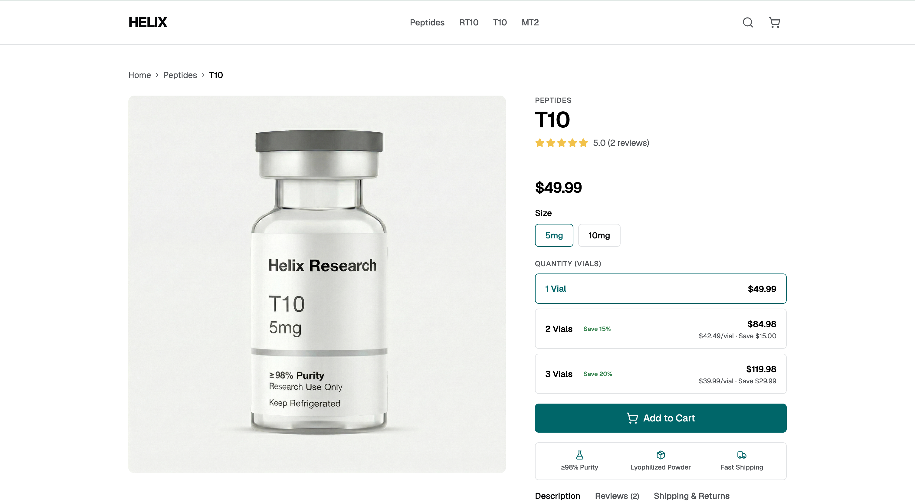 Demo store — Product view